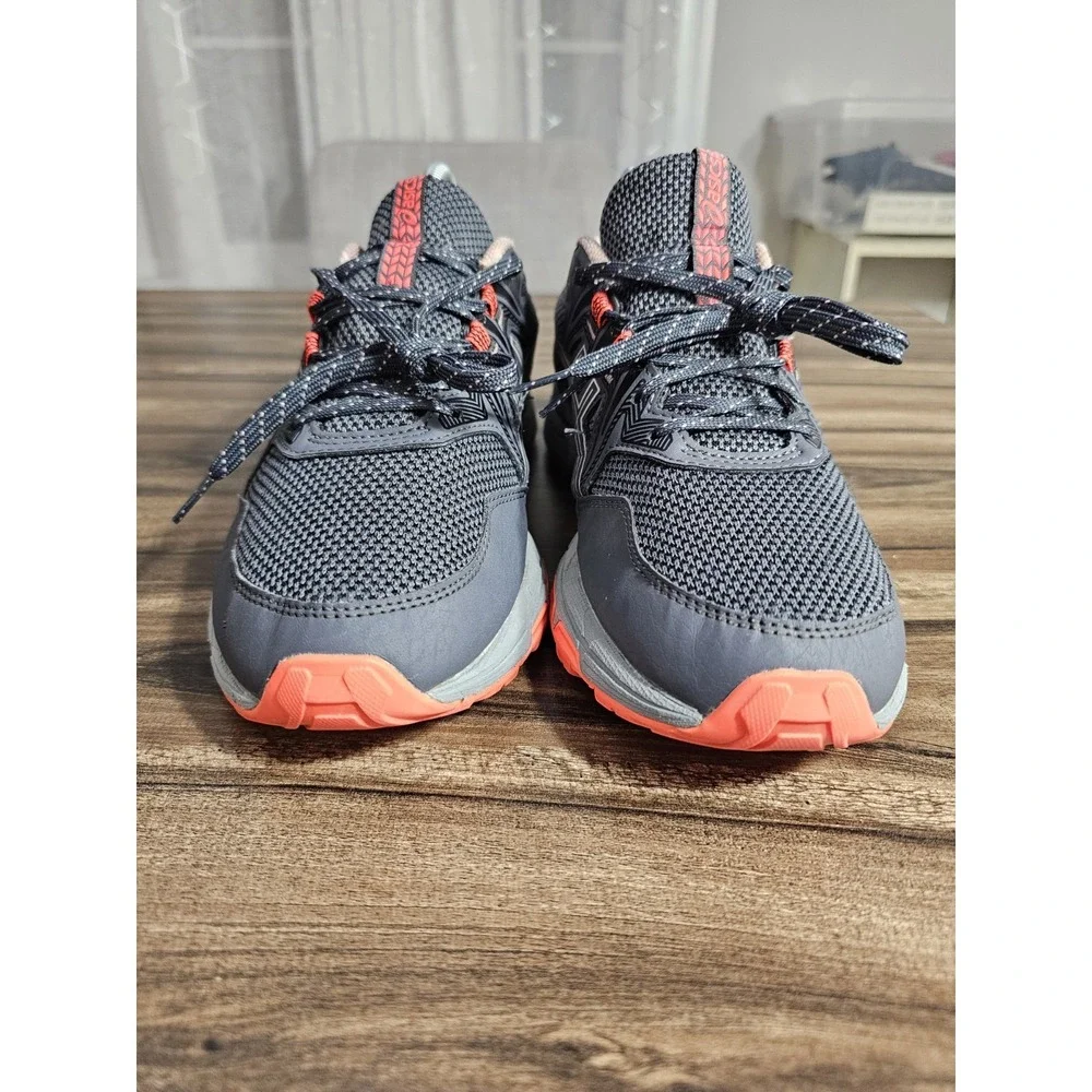ASICS Women's Gel-Venture 8 Running Shoes Grey/Orange | Women's Size 8.5 Wide - Picture 4 of 16